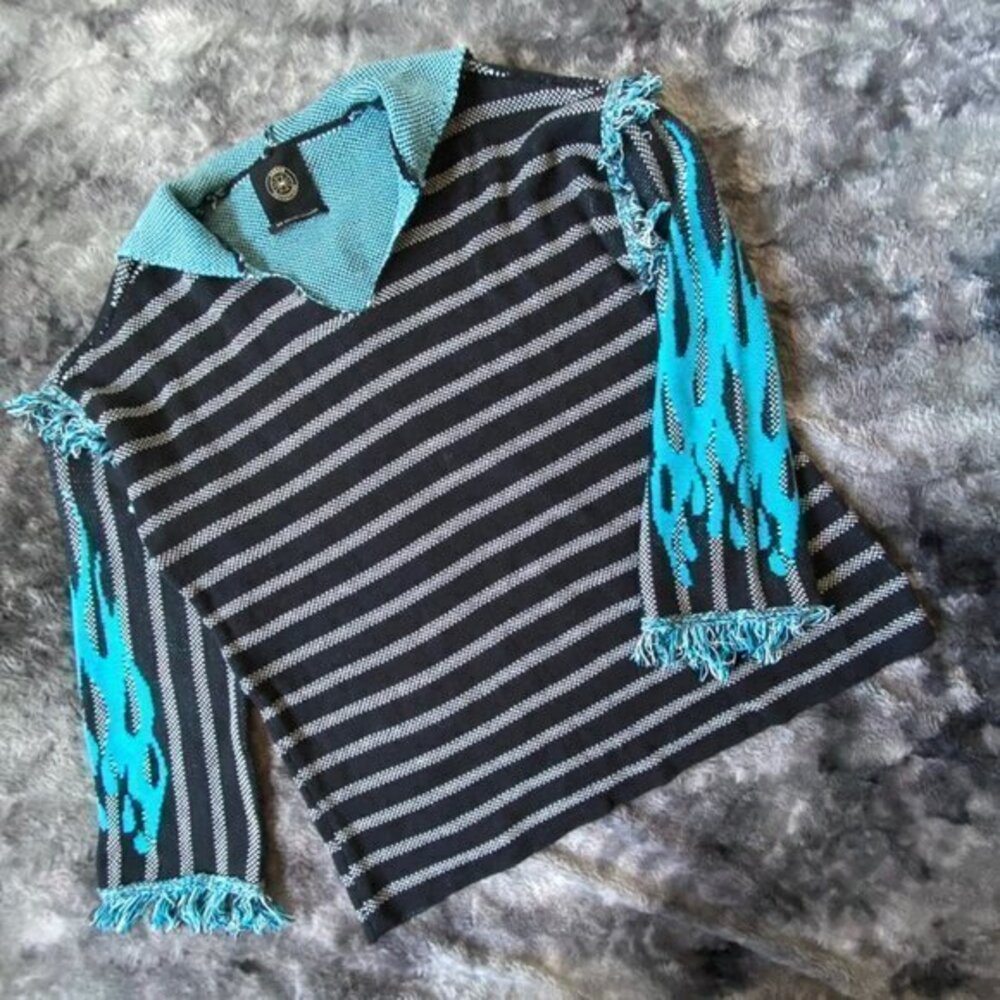 Urban Outfitters Flame Fringe Sweater